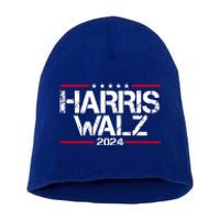 Harris Walz 2024 Vintage Eleciton Short Acrylic Beanie