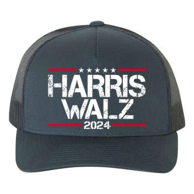 Harris Walz 2024 Vintage Eleciton Yupoong Adult 5-Panel Trucker Hat