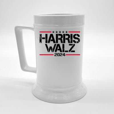 Harris Walz 2024 Vintage Eleciton Beer Stein