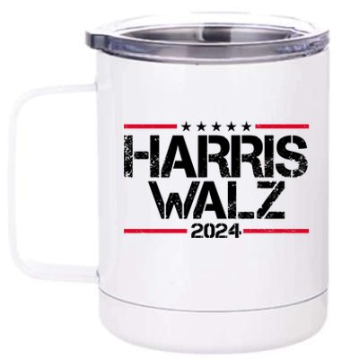 Harris Walz 2024 Vintage Eleciton 12 oz Stainless Steel Tumbler Cup