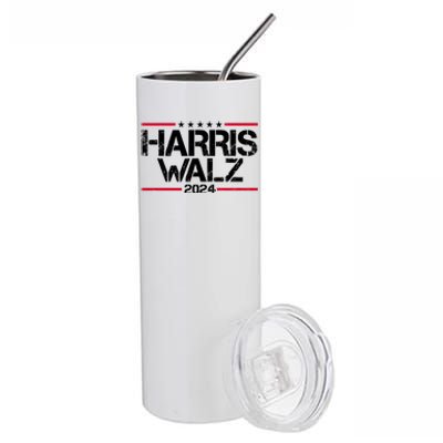 Harris Walz 2024 Vintage Eleciton Stainless Steel Tumbler