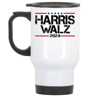 Harris Walz 2024 Vintage Eleciton Stainless Steel Travel Mug