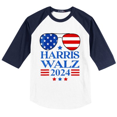 Harris Waltz 2024 Election Kamala Harris Tim Waltz 2024 Baseball Sleeve Shirt