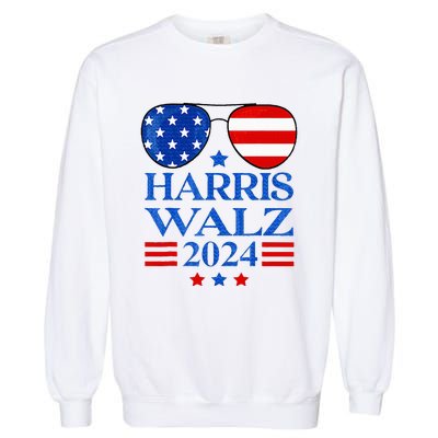 Harris Waltz 2024 Election Kamala Harris Tim Waltz 2024 Garment-Dyed Sweatshirt