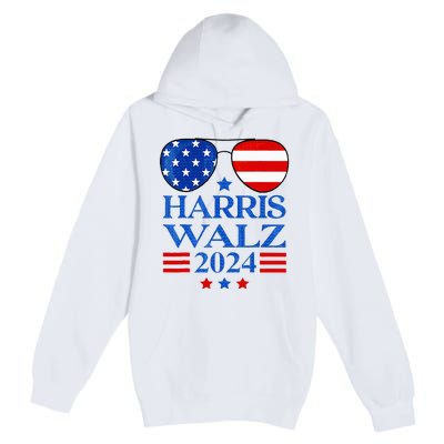 Harris Waltz 2024 Election Kamala Harris Tim Waltz 2024 Premium Pullover Hoodie