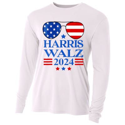 Harris Waltz 2024 Election Kamala Harris Tim Waltz 2024 Cooling Performance Long Sleeve Crew