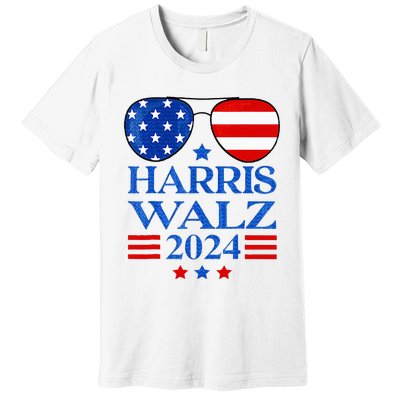 Harris Waltz 2024 Election Kamala Harris Tim Waltz 2024 Premium T-Shirt