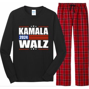 Harris Waltz 2024  Kamala Harris Tim Waltz 2024 Long Sleeve Pajama Set