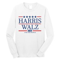 Harris Walz 2024 For The People Long Sleeve Shirt