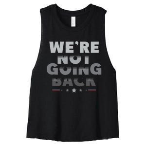 Harris Walz 2024 We Are Not Going Back Harris Waltz 2024 Women's Racerback Cropped Tank