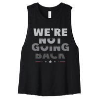 Harris Walz 2024 We Are Not Going Back Harris Waltz 2024 Women's Racerback Cropped Tank