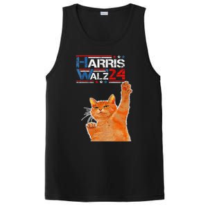 Harris Waltz 2024 Cat Funny Vp Vice President Election PosiCharge Competitor Tank