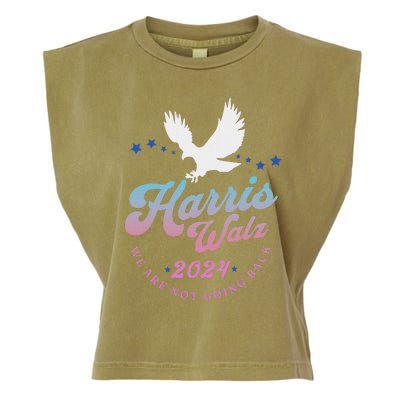 Harris Walz 2024 Election Vote Blue Kamala Walz 2024 Garment-Dyed Women's Muscle Tee