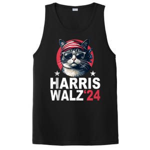 Harris Waltz 2024 Cat Lady Kamala Harris Tim Walz Waltz PosiCharge Competitor Tank