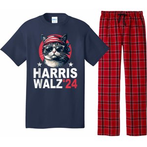 Harris Waltz 2024 Cat Lady Kamala Harris Tim Walz Waltz Pajama Set