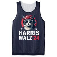 Harris Waltz 2024 Cat Lady Kamala Harris Tim Walz Waltz Mesh Reversible Basketball Jersey Tank