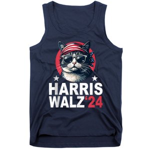 Harris Waltz 2024 Cat Lady Kamala Harris Tim Walz Waltz Tank Top