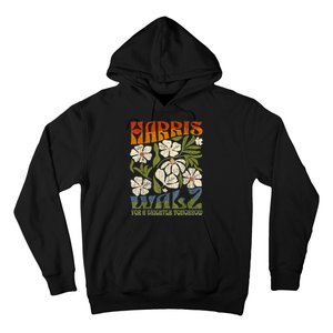 Harris Waltz 2024 For A Brighter Tomorrow Boho Aesthetic Hoodie