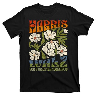 Harris Waltz 2024 For A Brighter Tomorrow Boho Aesthetic T-Shirt