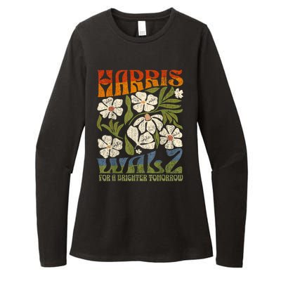 Harris Waltz 2024 For A Brighter Tomorrow Boho Aesthetic Womens CVC Long Sleeve Shirt