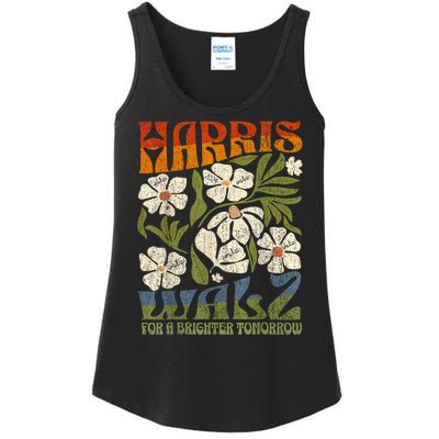 Harris Waltz 2024 For A Brighter Tomorrow Boho Aesthetic Ladies Essential Tank