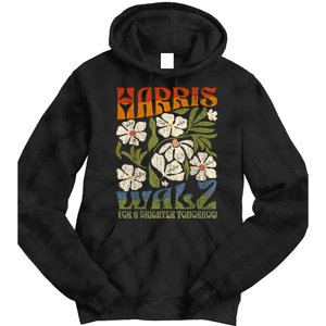 Harris Waltz 2024 For A Brighter Tomorrow Boho Aesthetic Tie Dye Hoodie