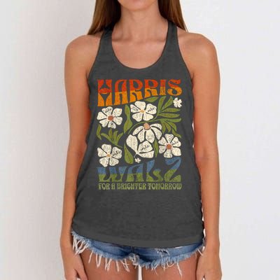 Harris Waltz 2024 For A Brighter Tomorrow Boho Aesthetic Women's Knotted Racerback Tank