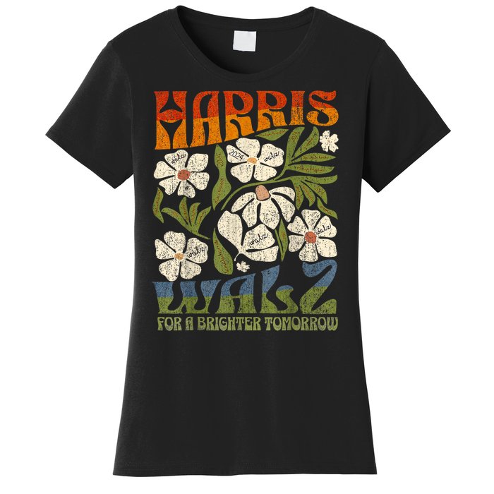 Harris Waltz 2024 For A Brighter Tomorrow Boho Aesthetic Women's T-Shirt