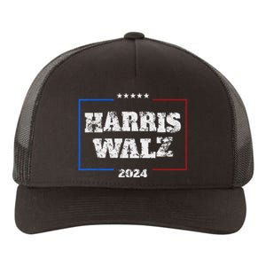 Harris Walz 2024 Election Liberal Gifts Yupoong Adult 5-Panel Trucker Hat