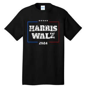 Harris Walz 2024 Election Liberal Gifts Tall T-Shirt