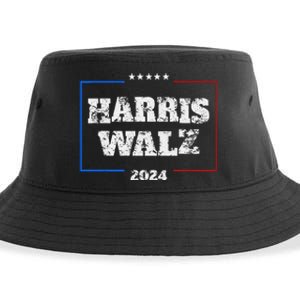 Harris Walz 2024 Election Liberal Gifts Sustainable Bucket Hat