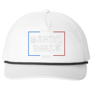 Harris Walz 2024 Election Liberal Gifts Snapback Five-Panel Rope Hat