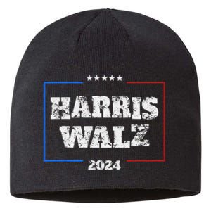 Harris Walz 2024 Election Liberal Gifts Sustainable Beanie