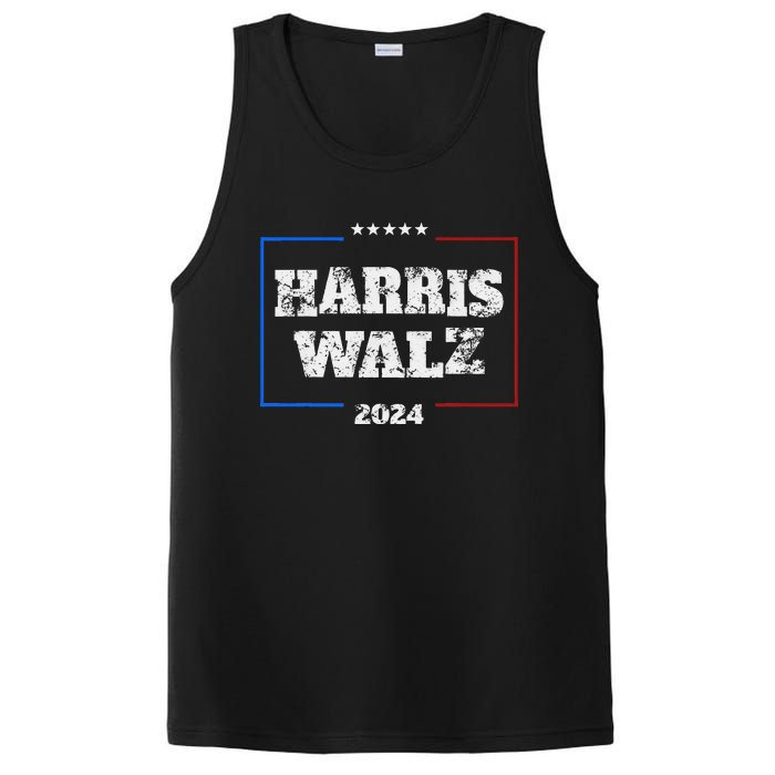 Harris Walz 2024 Election Liberal Gifts PosiCharge Competitor Tank