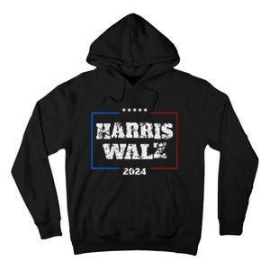 Harris Walz 2024 Election Liberal Gifts Tall Hoodie