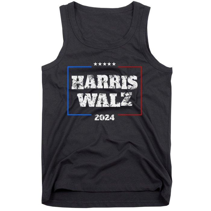 Harris Walz 2024 Election Liberal Gifts Tank Top