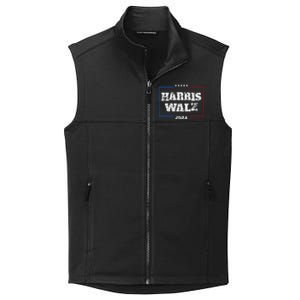 Harris Walz 2024 Election Liberal Gifts Collective Smooth Fleece Vest