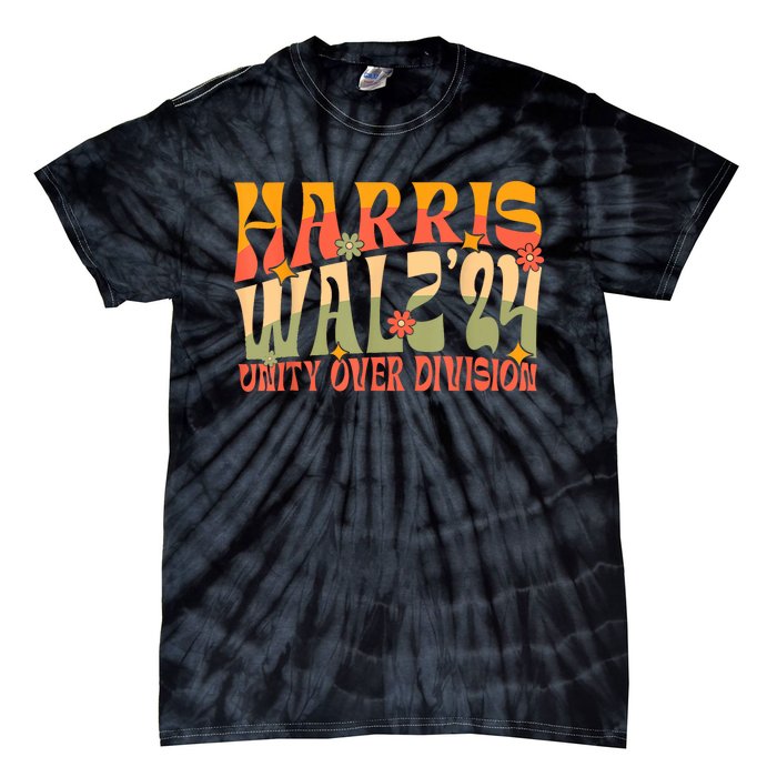 Harris Waltz 2024 Unity Over Division Tie-Dye T-Shirt