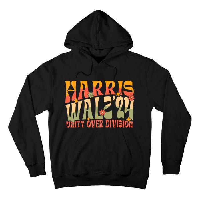 Harris Waltz 2024 Unity Over Division Tall Hoodie