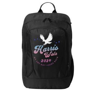 Harris Walz 2024 Election Vote Blue Kamala Walz 2024 City Backpack