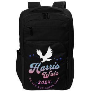 Harris Walz 2024 Election Vote Blue Kamala Walz 2024 Impact Tech Backpack