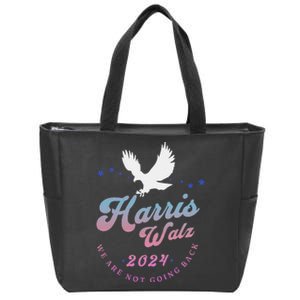 Harris Walz 2024 Election Vote Blue Kamala Walz 2024 Zip Tote Bag