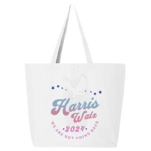 Harris Walz 2024 Election Vote Blue Kamala Walz 2024 25L Jumbo Tote