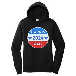 Harris Walz 2024 For President Patriotic Kamala Waltz 2024 Women's Pullover Hoodie