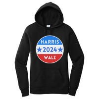 Harris Walz 2024 For President Patriotic Kamala Waltz 2024 Women's Pullover Hoodie