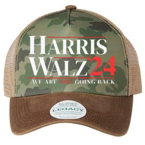 Harris Walz 24 We Are Not Going Back Legacy Tie Dye Trucker Hat