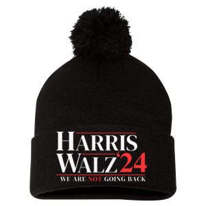 Harris Walz 24 We Are Not Going Back Pom Pom 12in Knit Beanie