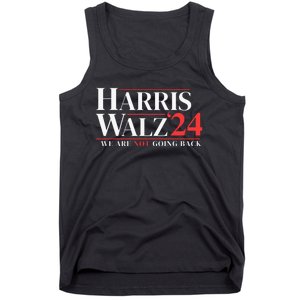 Harris Walz 24 We Are Not Going Back Tank Top