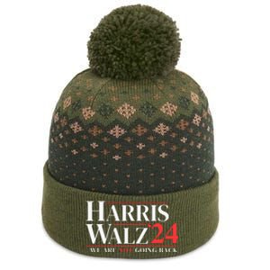 Harris Walz 24 We Are Not Going Back The Baniff Cuffed Pom Beanie