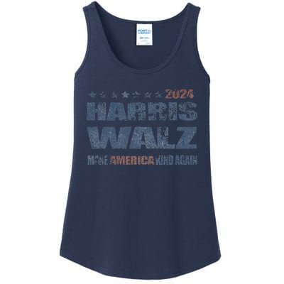 Harris Walz 2024 Make America Kind Again Harris Waltz Quote Ladies Essential Tank